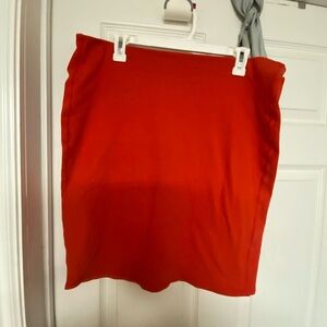 Old Navy Vibrant Red Pencil Skirt